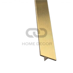 Nẹp T Inox Vàng Xước 6mm