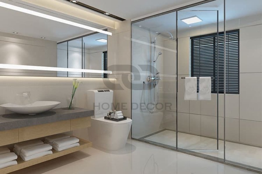 Nẹp U inox chống ẩm cho phòng tắm
