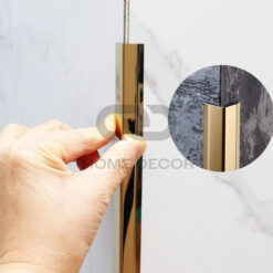 Nẹp V Inox Vàng Gương